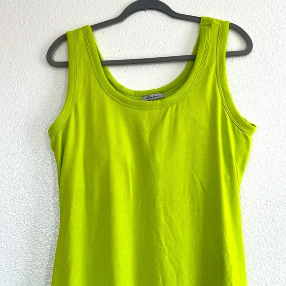 Super soft lime green dress, size XL - Picture 2 of 5
